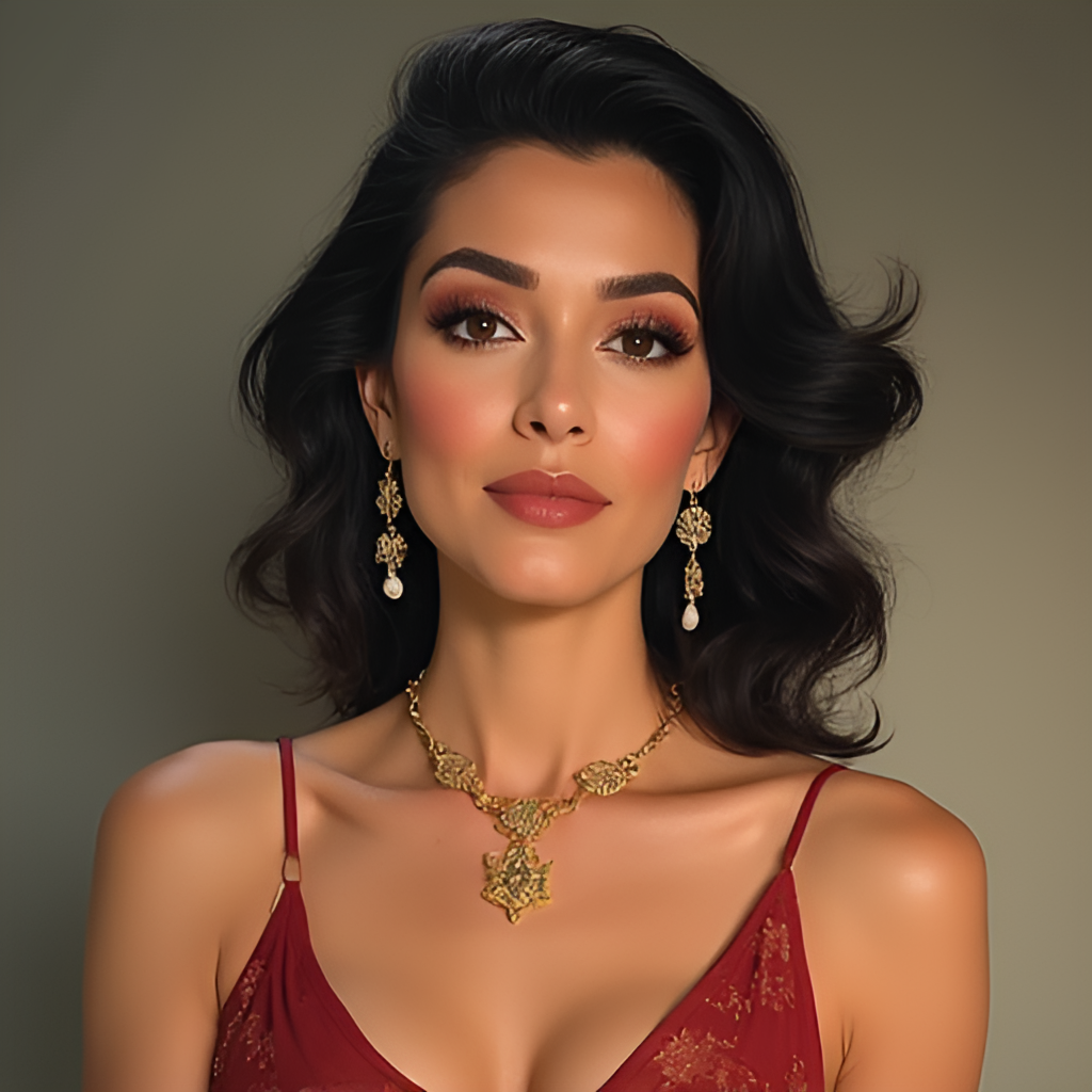 A stylized portrait of Florinda Meza in recent years, showing her elegance and strength, perhaps with a subtle nod to her past characters or her work behind the scenes.
